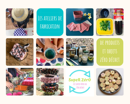 Image d'illustration pour : Ateliers de fabrication de produits ménagers et cosmétiques, naturels et zéro déchet
