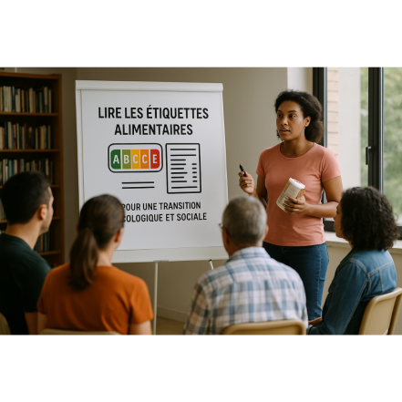 Image d'illustration pour : Décrypte ton assiette péï! Atelier ludique et pédagogique sur l’étiquetage alimentaire et la consommation responsable adapté aux spécificités locales Image d'illustration pour : Décrypte ton assiette péï! Atelier ludique et pédagogique sur l’étiquetage alimentaire et la consommation responsable adapté aux spécificités locales